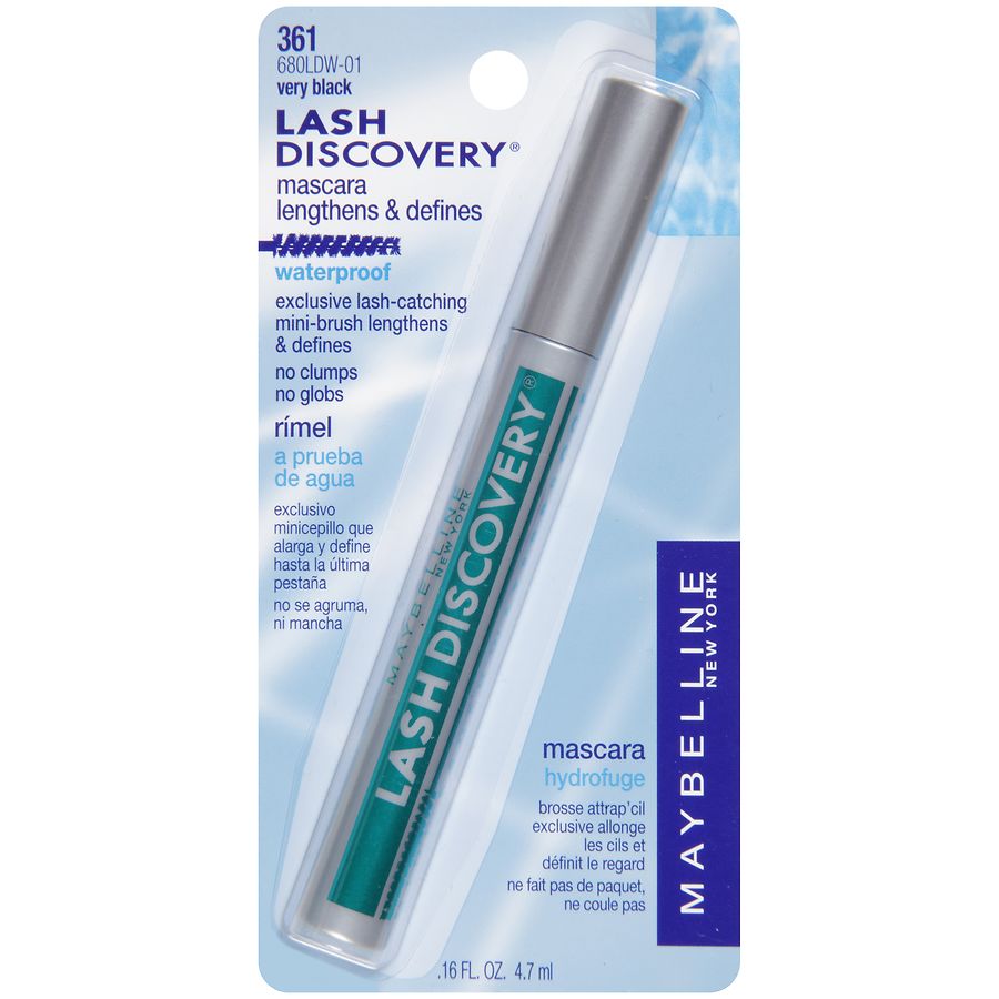 Maybelline Lash Discovery Mini-Brush Waterproof Mascara, Very Black