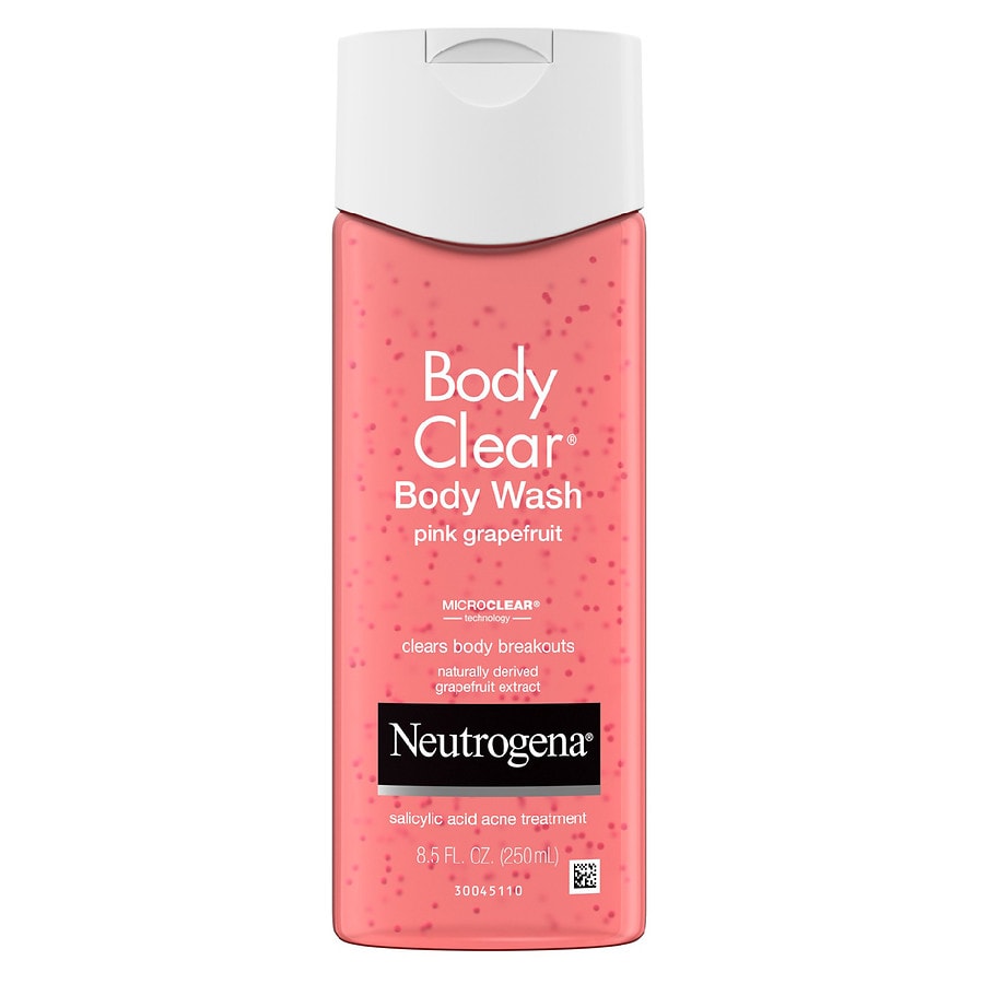 Neutrogena Body Clear Wash Salicylic Acid Acne Treatment Pink Grapefruit