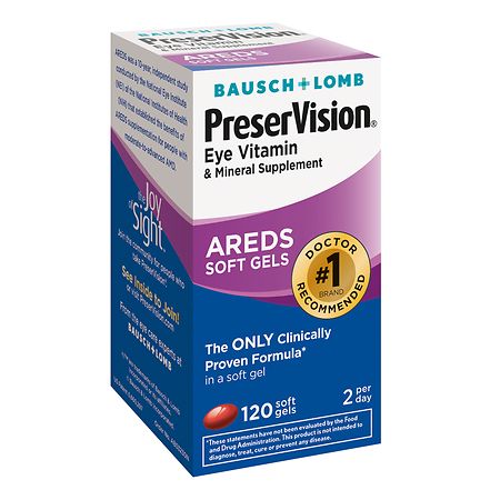 PreserVision Eye Vitamin and Mineral Supplement Soft Gels