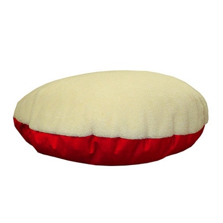 Majestic Pet Products Round Pet Bed 34 inch Red