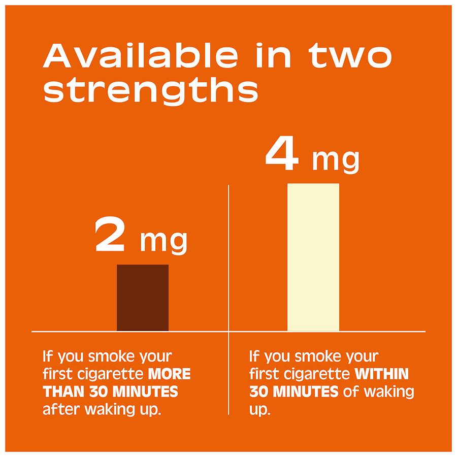 4mg nicotine gum equals how many cigarettes Fruit Chill (160 Ct) Nicorette Gum Fresh Mint 4