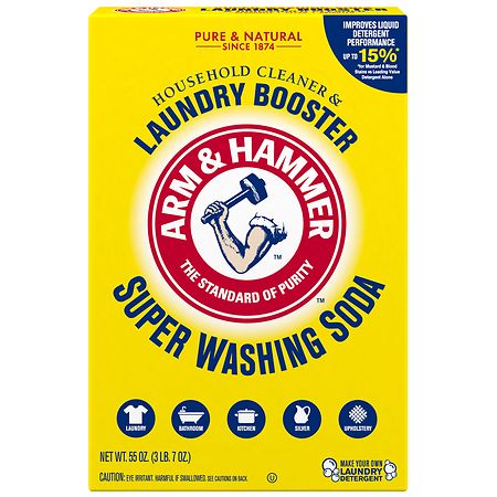 Arm & Hammer Super Washing Soda Detergent Booster & Household Cleaner