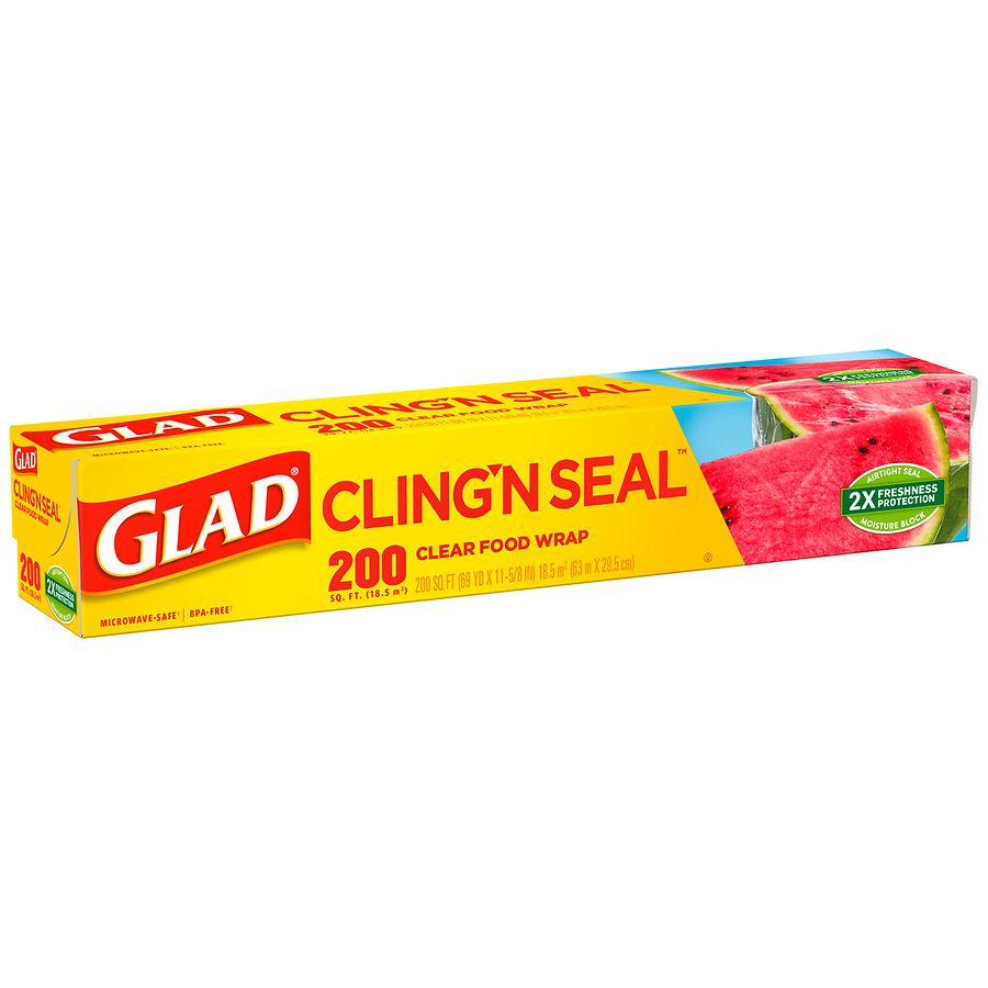 Glad Clear Food Wrap, Roll 200 Sq. Ft | Walgreens