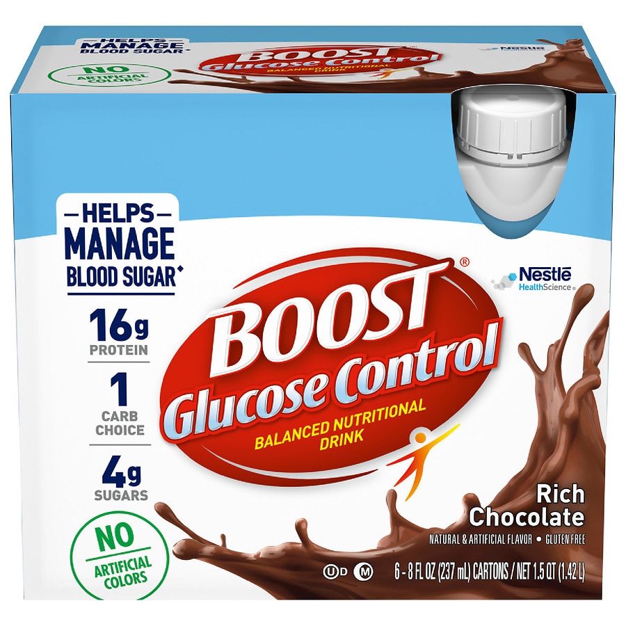 Boost Glucose Control Balanced Nutritional Drink Rich Chocolate