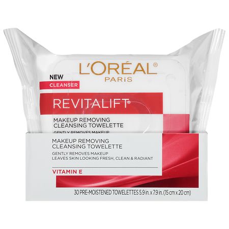 L'Oreal Paris Revitalift Radiant Smoothing Facial Cleansing Towelettes