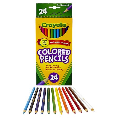 Crayola Colored Pencil Set, Assorted - 50 count