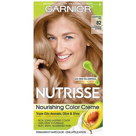 Garnier Nutrisse Nourishing Hair Color Creme 82 Champagne Blonde (Champagne Fizz)