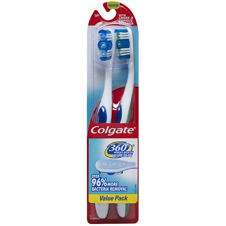 Colgate 360 Degrees Toothbrushes Medium