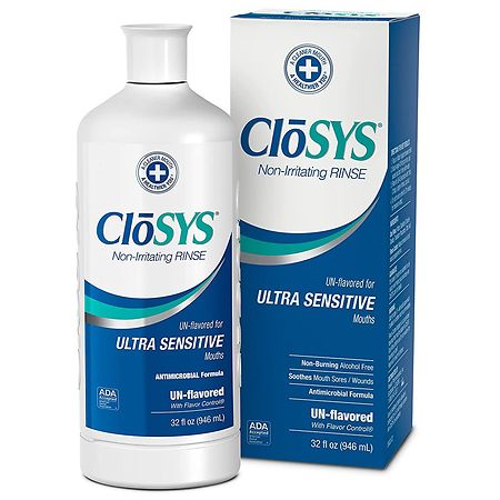 CloSYS Alcohol-Free Oral Health Rinse Unflavored
