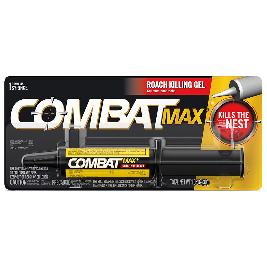 Combat Max Roach Killing Gel for Indoor and Outdoor Use