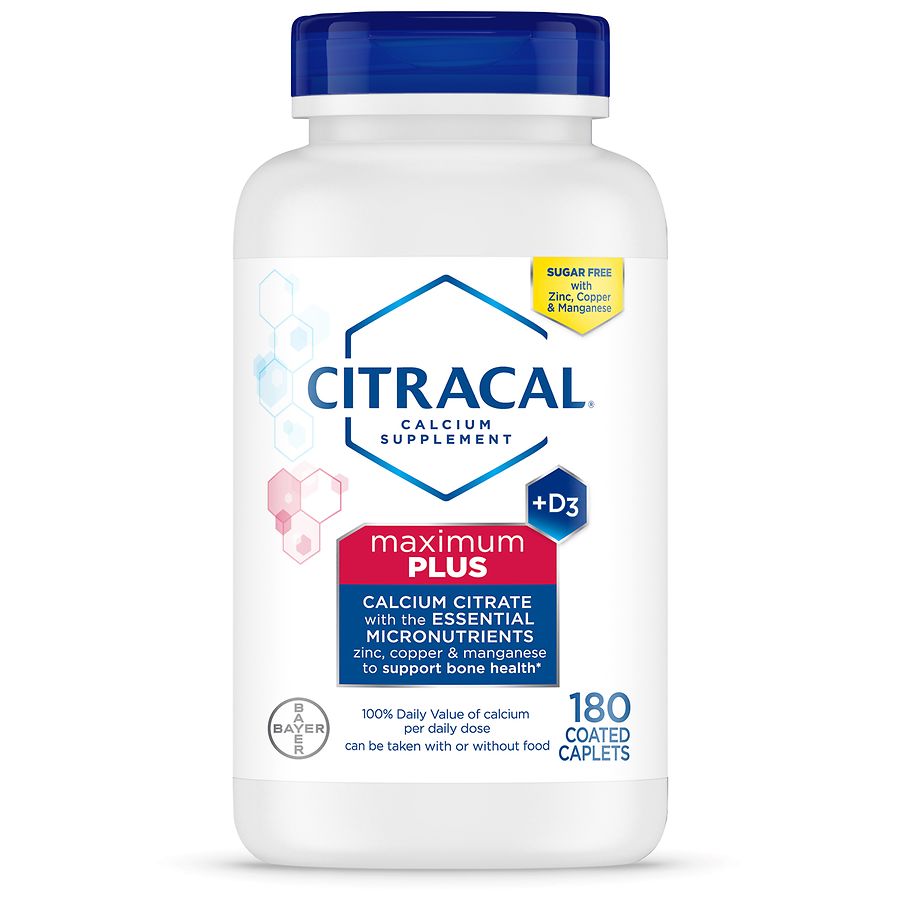 Citracal Maximum Plus Calcium Citrate With Vitamin D3 Caplets