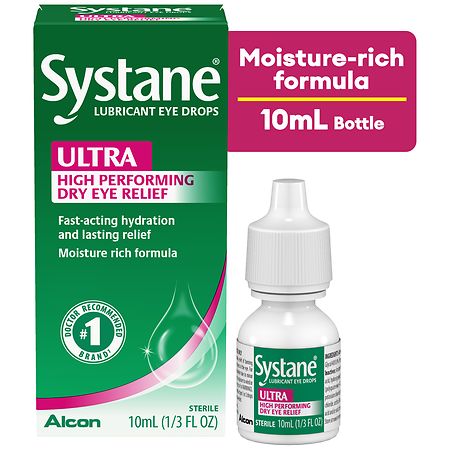 Systane Ultra Lubricant Eye Drops | Walgreens