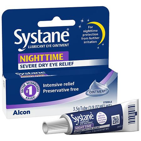 Systane Nighttime Lubricant Eye Ointment, Tube | Walgreens