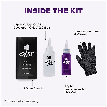 Splat Semi-Permanent Hair Color, Lusty Lavender | Walgreens