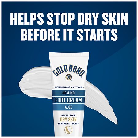 Gold Bond Healing Foot Cream, With Aloe | Walgreens
