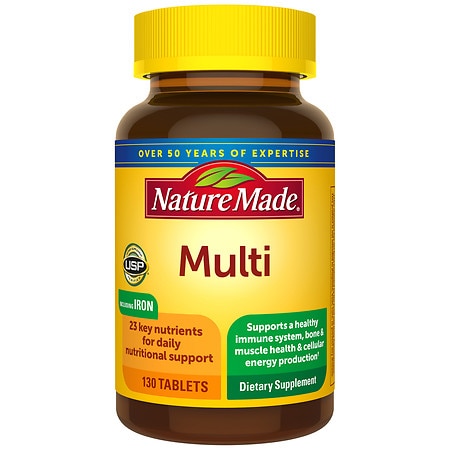 Nature Made Multivitamin Tablets with Iron
