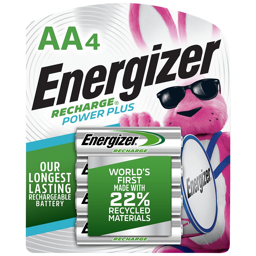 Energizer Power Plus Rechargeable AA Batteries AA