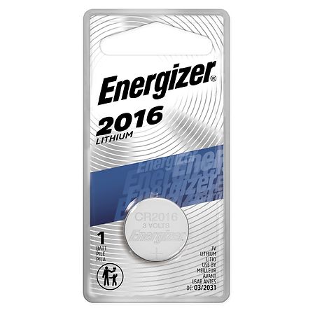 Energizer Watch Electronic 2016 Batteries, 3V Lithium Coin 2016, 3V