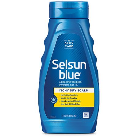 Selsun Blue Dandruff Shampoo Itchy Dry Scalp