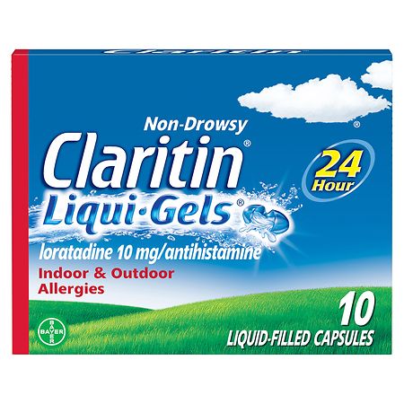 Claritin Liqui-Gels: 24 hr. Non-Drowsy Allergy Relief
