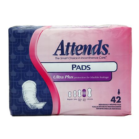 Attends Light Pads, Individually Wrapped Ultra Plus