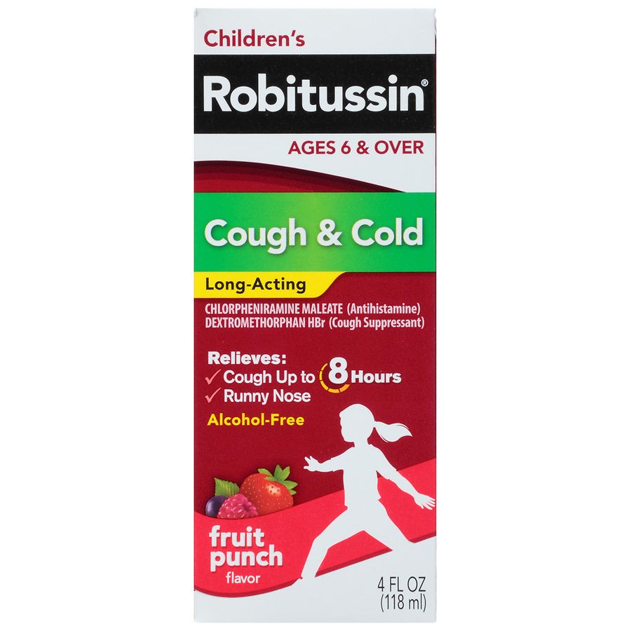 Robitussin Children's Cough & Cold Long-Acting Fruit Punch