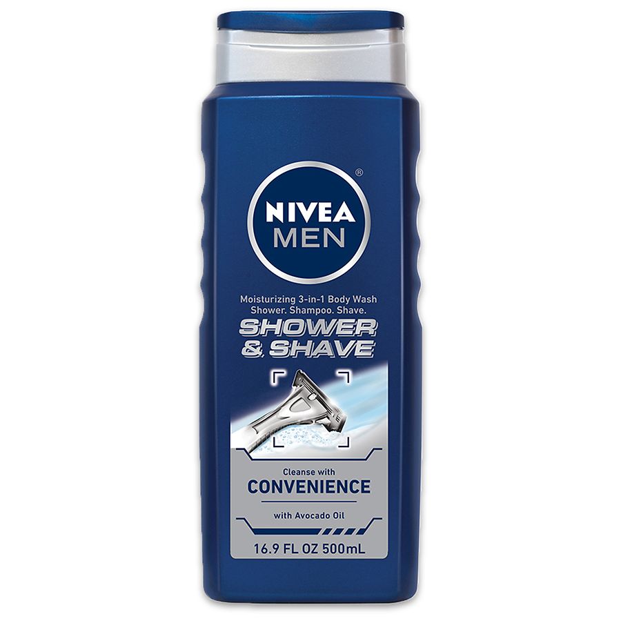 Nivea Men Shower & Shave  3-in-1 Body Wash