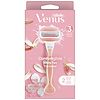 Gillette Venus Women's Razor Handle + 2 Blade Refills White Tea-0