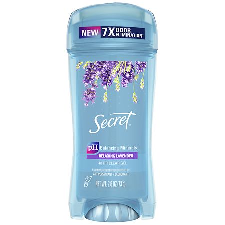 Secret Clear Gel Antiperspirant and Deodorant Lavender