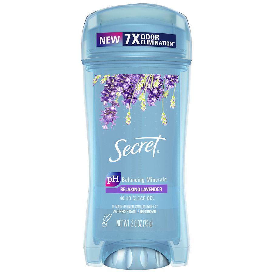 Secret Clear Gel Antiperspirant and Deodorant Lavender