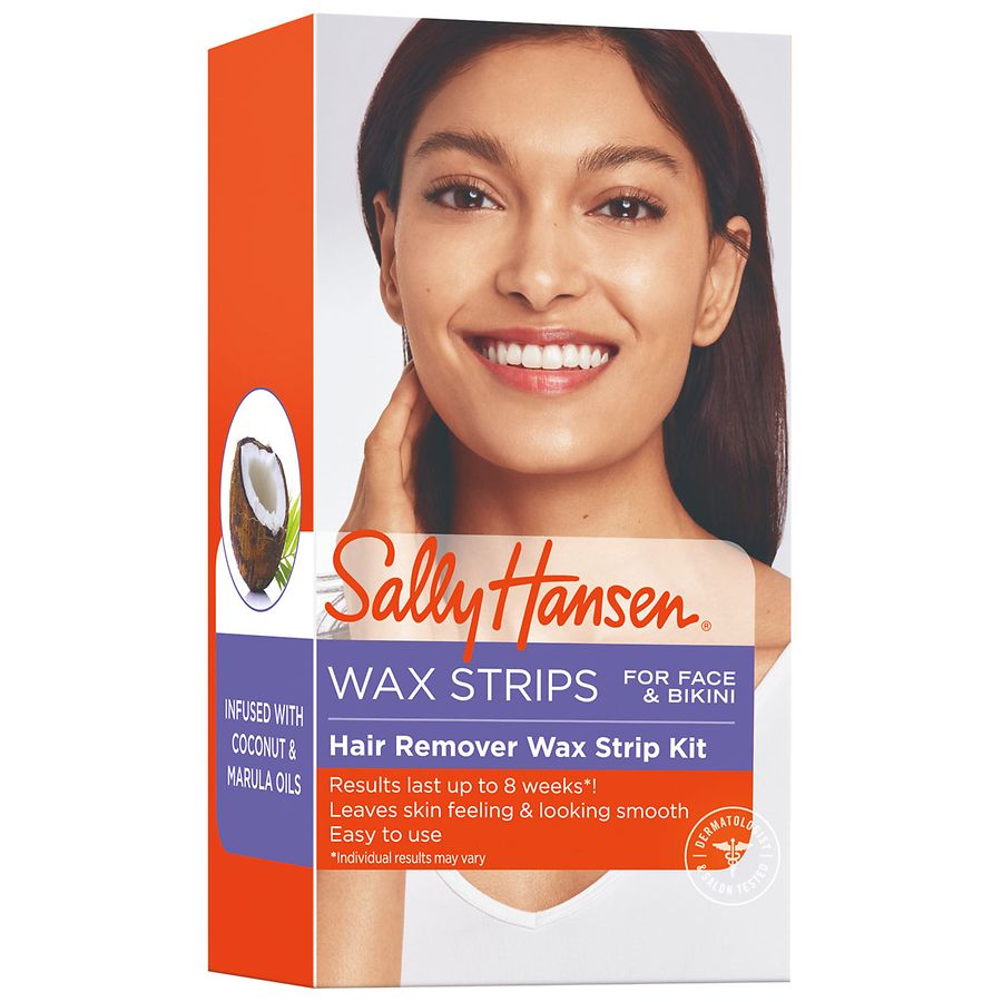 Sally Hansen Wax Strip Kit Face Bikini Walgreens