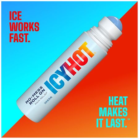 Icy Hot Original Medicated Pain Relief Liquid with No Mess Applicator