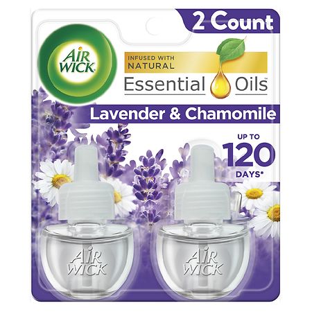Air Wick Plug In Scented Oil with Essential Oils, Air Freshener Lavender and Chamomile
