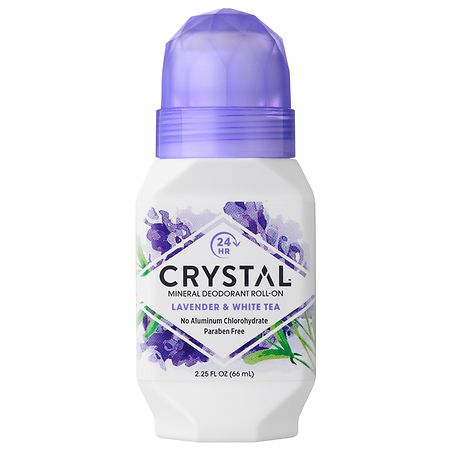 Crystal Essence Mineral Deodorant Roll-On Lavender