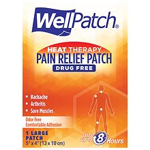 WellPatch Backache Ultra Strength Pain Relief Patch 4 Each (Pack of 6)