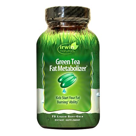 Irwin Naturals Green Tea Fat Metabolizer Dietary Supplement Liquid Softgels