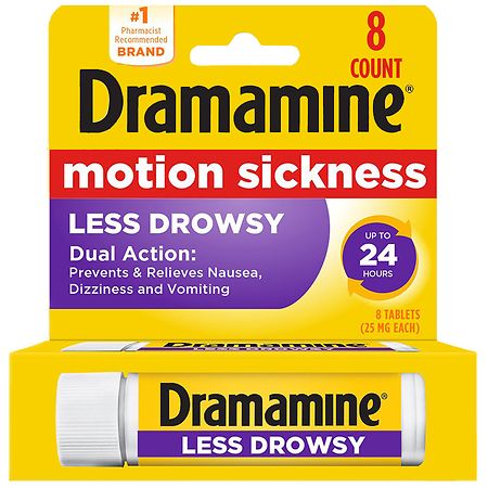 Dramamine All Day Less Drowsy Motion Sickness Relief