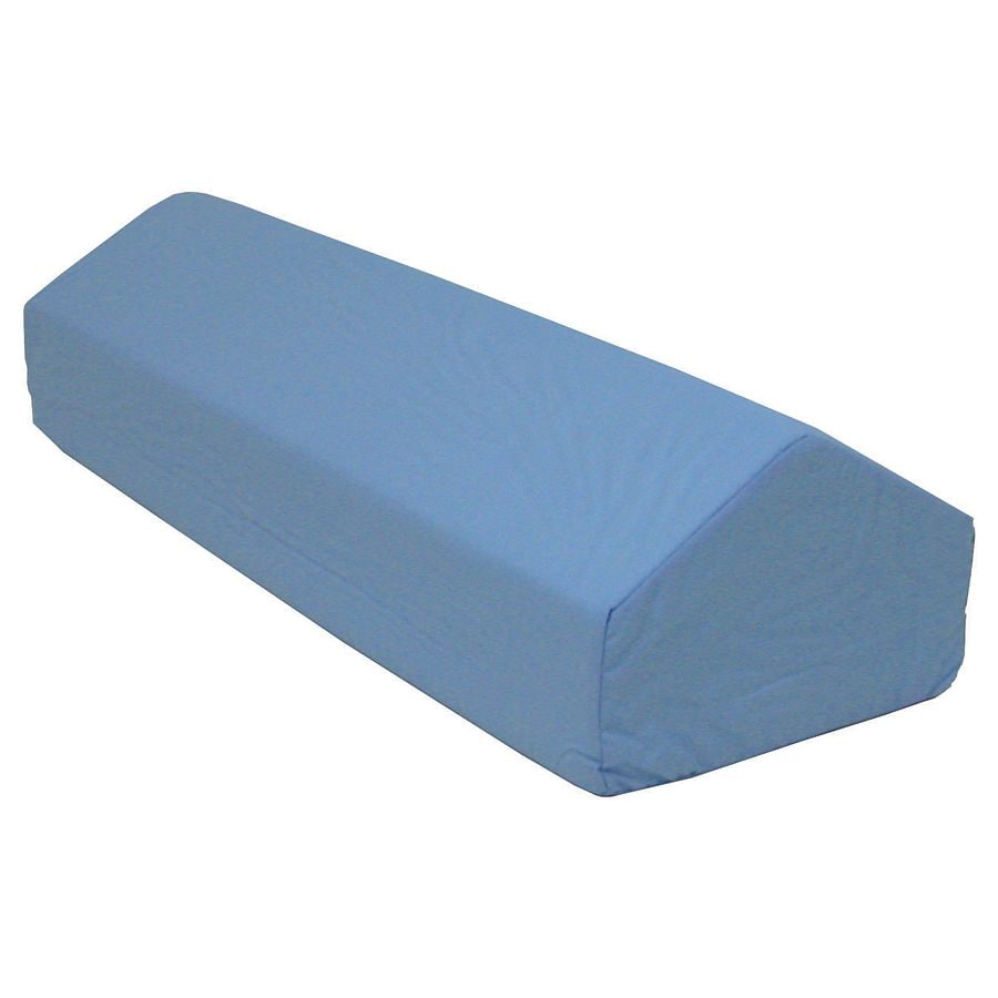 DMI Ortho Bed Wedge Elevating Leg Rest Cushion Pillow, 8 inch x 20 inch x 24 inch, Blue
