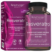 Reserveage Beauty Resveratrol 500mg Caps | Walgreens