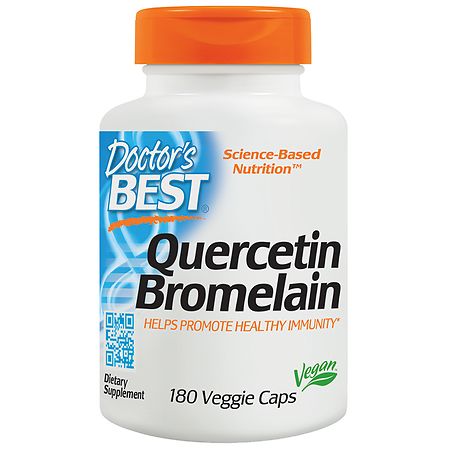 Doctor's Best Quercetin Bromelain, Veggie Caps
