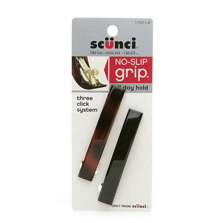 Scunci No-Slip Grip Barrettes