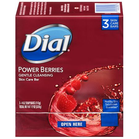 Dial Skin Care Bar Soap, Power Berries Power Berries