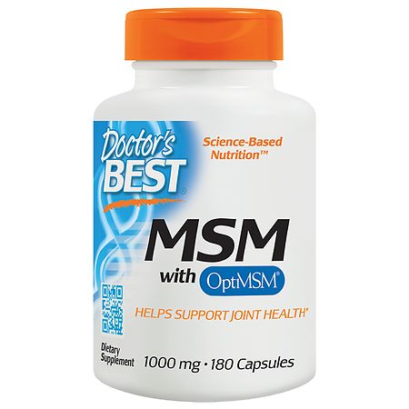 UPC 753950000643 product image for Doctor's Best MSM With OptiMSM 1000 mg - 180.0 ea | upcitemdb.com