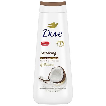 Dove Body Wash Restoring Coconut and Cocoa Butter Coconut Butter and Cocoa Butter