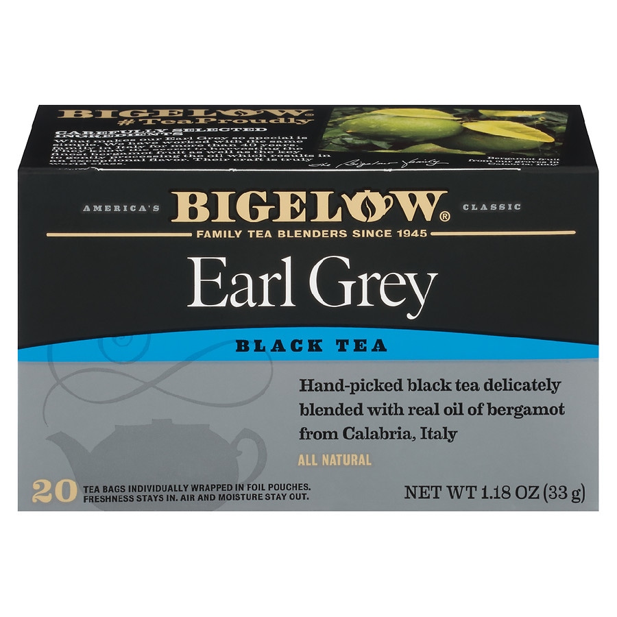 Bigelow Earl Grey Black Tea Bags Walgreens