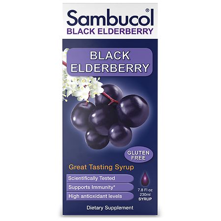Sambucol Black Elderberry Original Immune Support Syrup Elderberry