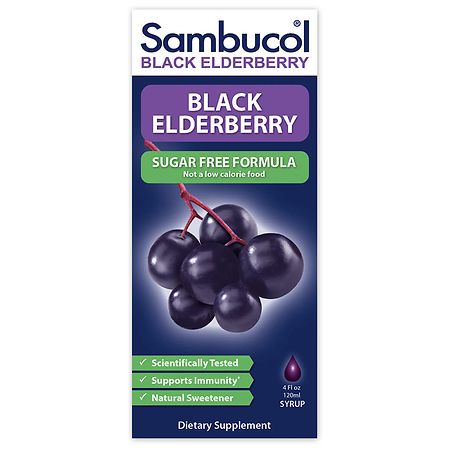 Sambucol Black Elderberry Sugar Free Immune Support Syrup