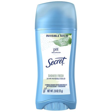 Secret Invisible Solid Antiperspirant Deodorant Shower Fresh