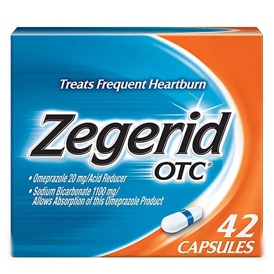 Zegerid OTC Heartburn Relief Capsules