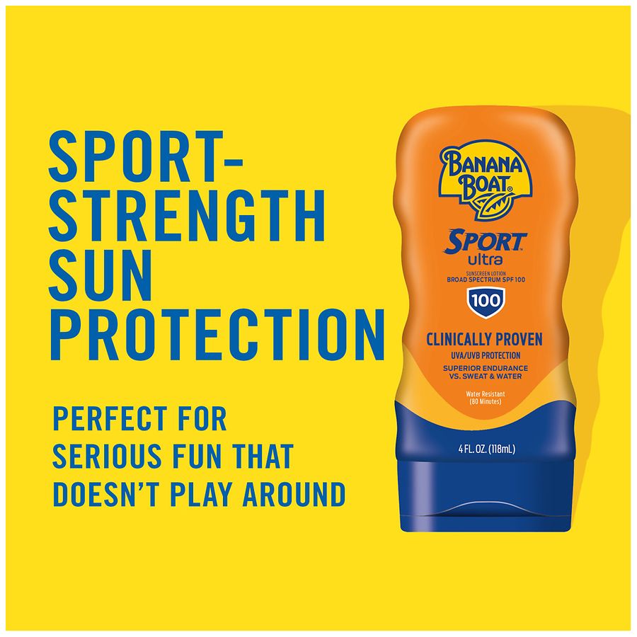 Banana Boat Sport Ultra Sunscreen Lotion SPF 100 | Walgreens